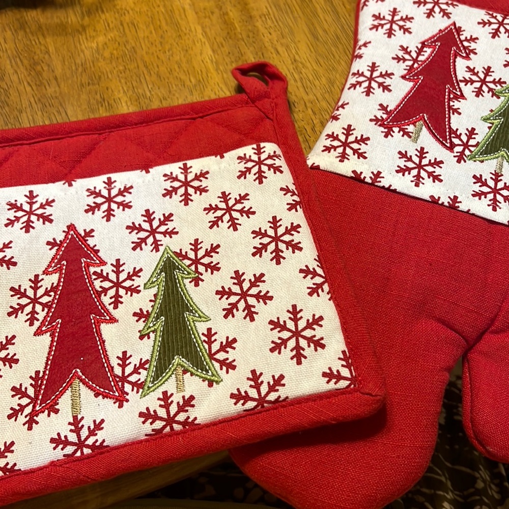 Christmas pot holders